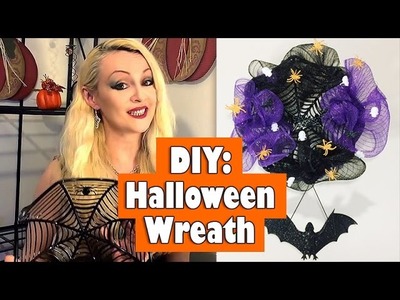 DIY: Spooky Halloween Wreath under $5.00