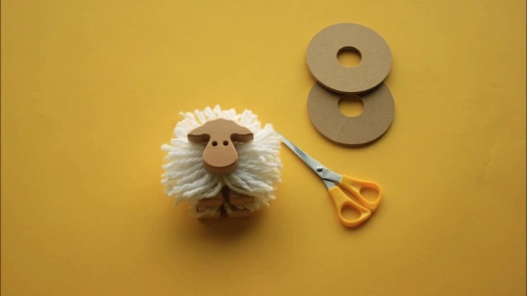 How To Create POM POM sheep - By Kipod Toys
