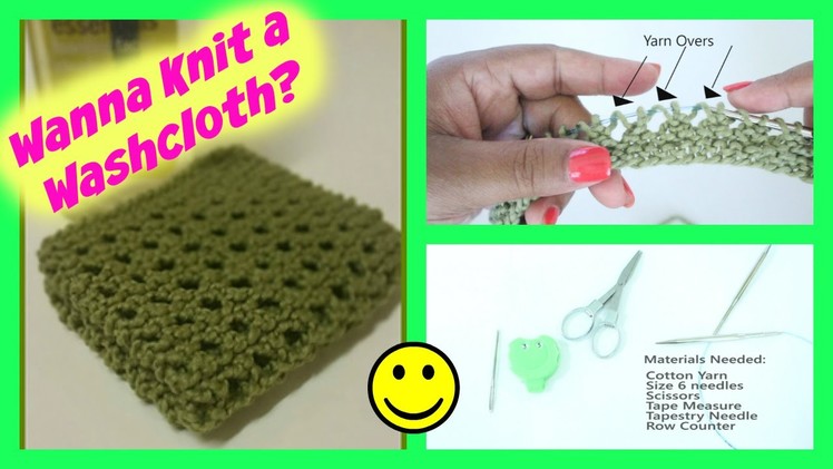 How to Knit a Spa Washcloth (Great for Beginners)