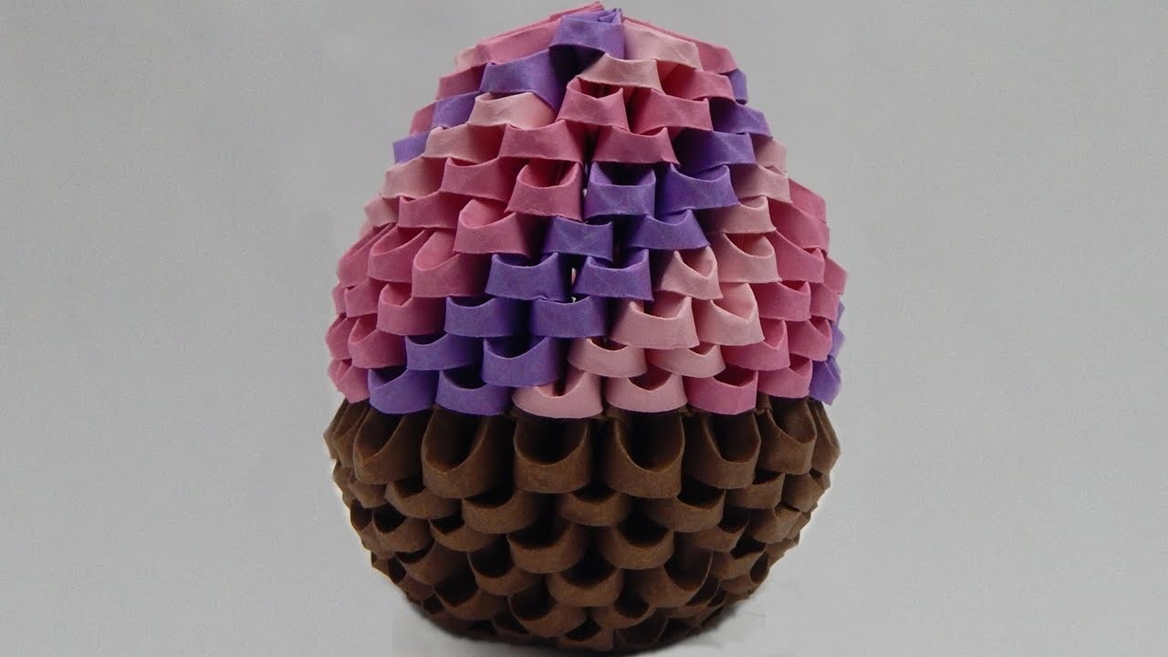 origami-cupcake-3d-how-to-make-a-origami-cupcake-learn-3d-origami