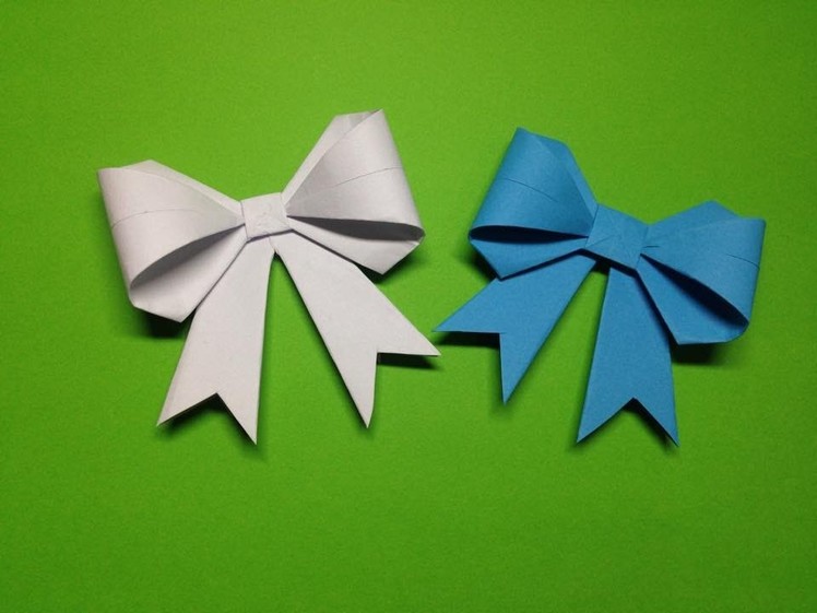 How to make a paper ribbon | Easy origami ribbons for beginners making | DIY-Paper Crafts