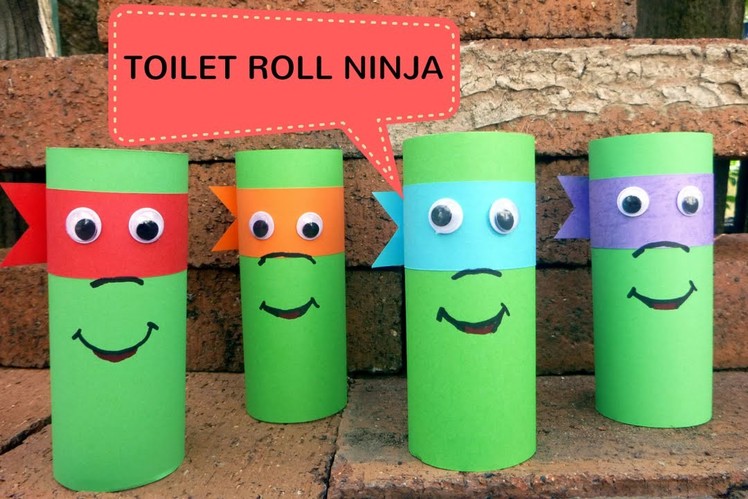 How to Make a Toilet Roll Ninja - Toilet Paper Roll Crafts