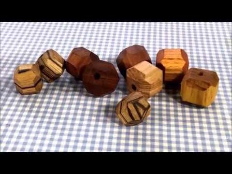 How to Make Geometric Wooden Beads