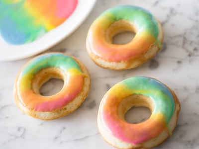 How to Make Rainbow Donuts