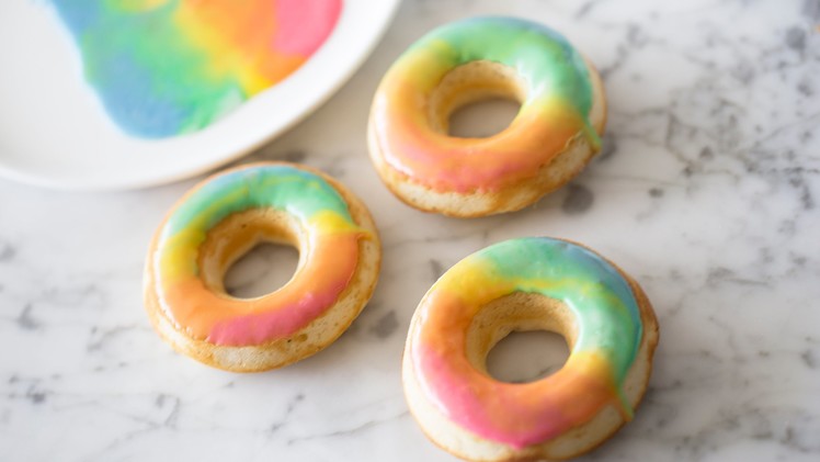 How to Make Rainbow Donuts