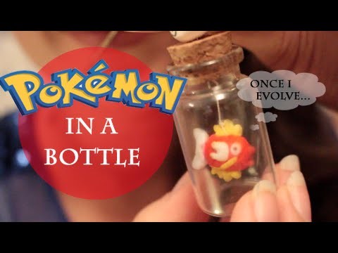Bottled up MagiKarp - Pokemon in a bottle DIY