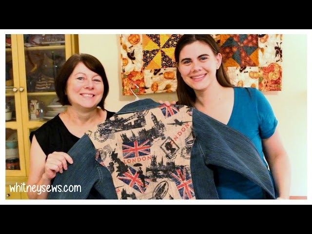 Denim Jacket Refashion: DIY Inspiration- Whitney Sews