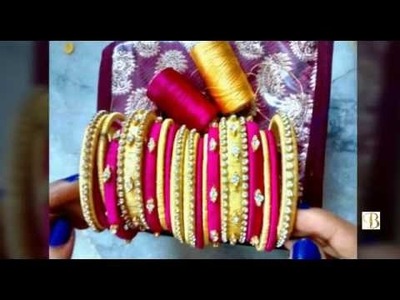 DIY Beautiful silk thread bangles!!!!