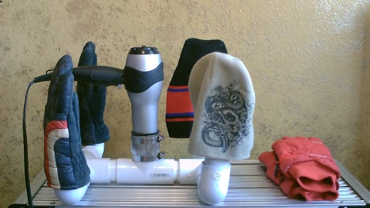 DIY Dryer! - Multi-use mini dryer! - (for shoes,boots,hats,gloves) - dries 'em quickly