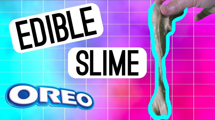 DIY EDIBLE SLIME OREO!!! How to make SLIME you can EAT! EASY Slime Recipe