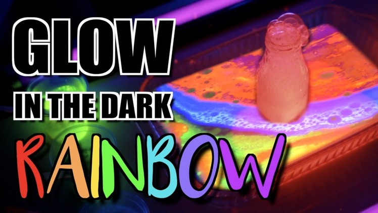 DIY Glow In The Dark RAINBOW Volcano! DI-WHY?