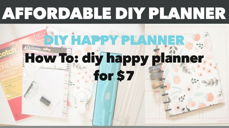 DIY Happy Planner , Journal, blog planner Affordable Happy Planner
