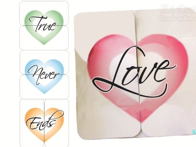 DIY: How To Make An Endless Love Card -True Love Never Ends #DiwaliGift