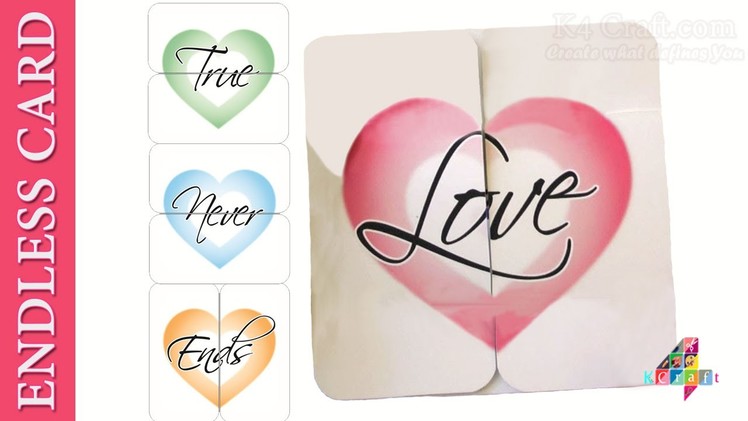 DIY: How To Make An Endless Love Card -True Love Never Ends #DiwaliGift