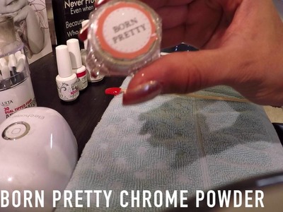 DIY HOW TO Pink Chrome Nails