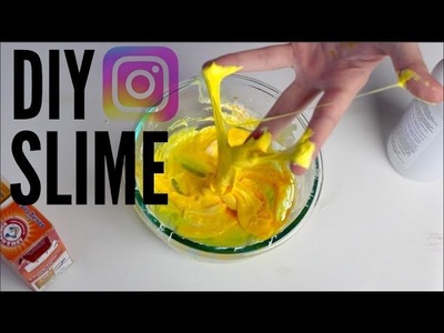 DIY INSTAGRAM SLIME WITHOUT BORAX