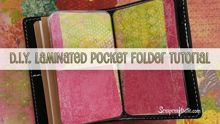 DIY Laminated Pocket Folder for Pocket Size Midori.Fauxdori Style Traveler's Notebook