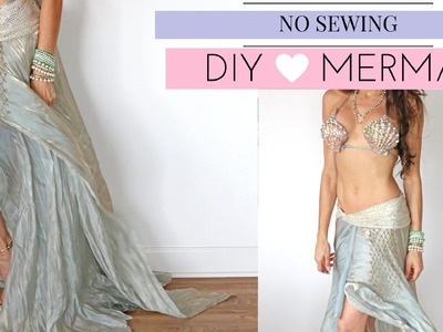 DIY MERMAID COSTUME-NO SEWING!