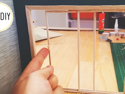 DIY Miniature Terrace Door - miniDIY
