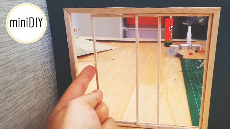DIY Miniature Terrace Door - miniDIY