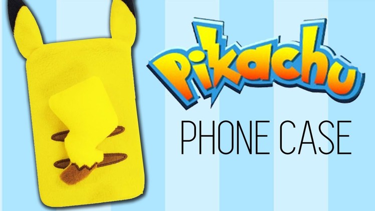 DIY Pokemon GO Phone Case| How to make Pikachu Phone Case [NO SEW]