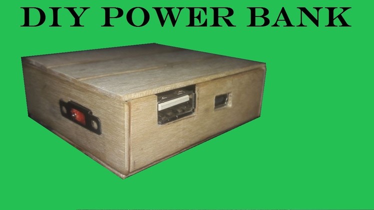 Diy Power Bank Made out of a Mobile Battery