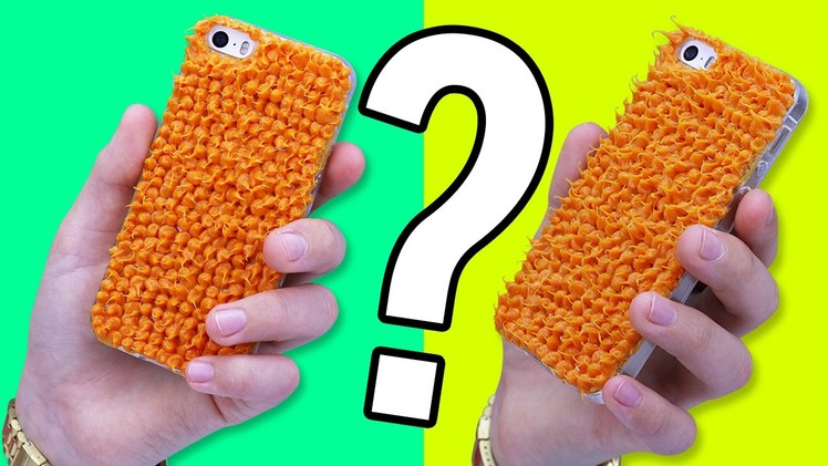 DIY SPIKEY PHONE CASE?! - Make your own SQUISHY spikey phone case!