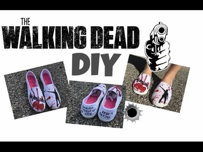 DIY The Walking Dead Shoes