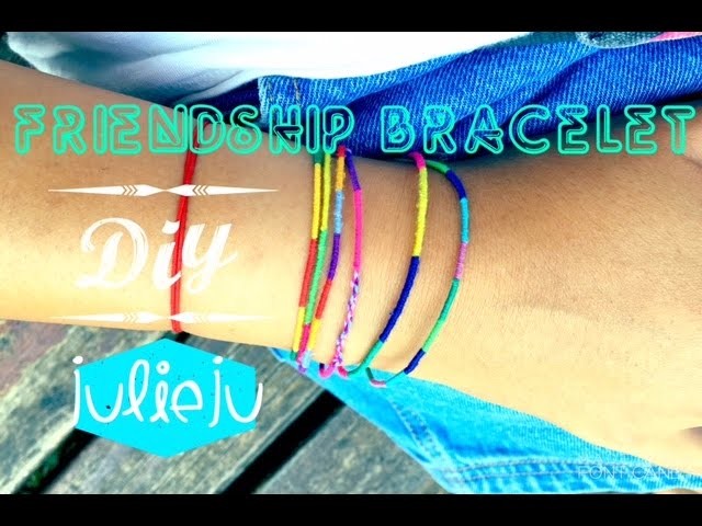 DIY | Tutorial | Friendship Bracelet - 5 minutes easy!