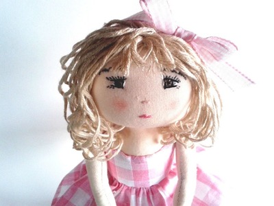 Dolls diy youtube channel : Rag doll sewing pattern