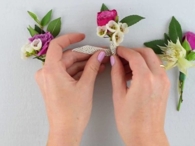 Flower Moxie DIY Boutonniere and Corsages  ~SUPER FAST TUTORIAL~