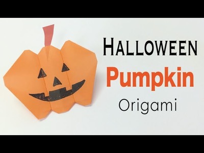 Halloween Pumpkin "jack-o’-lantern" Origami paper 