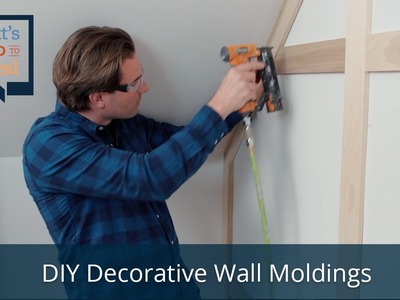 How-To: DIY Decorative Wall Moldings
