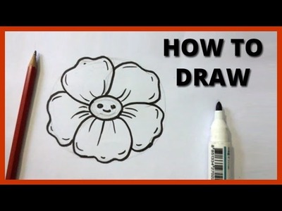 How to Draw a Cartoon Flower