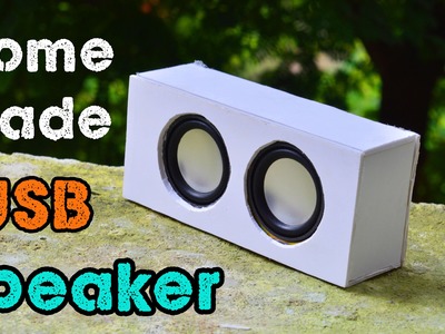 How to Make a USB Speaker at Home - DIY 2.0 Speaker - Very Simple