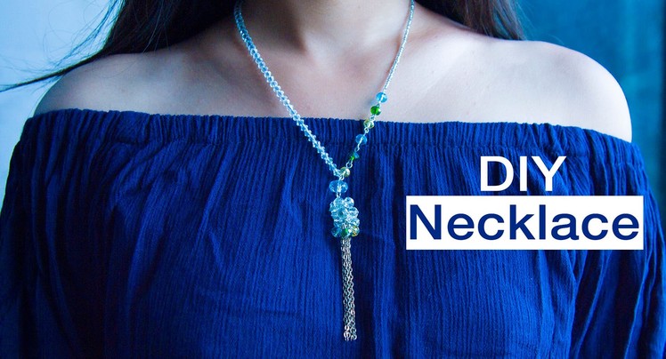 How to make necklace | DIY necklace | jewelry making