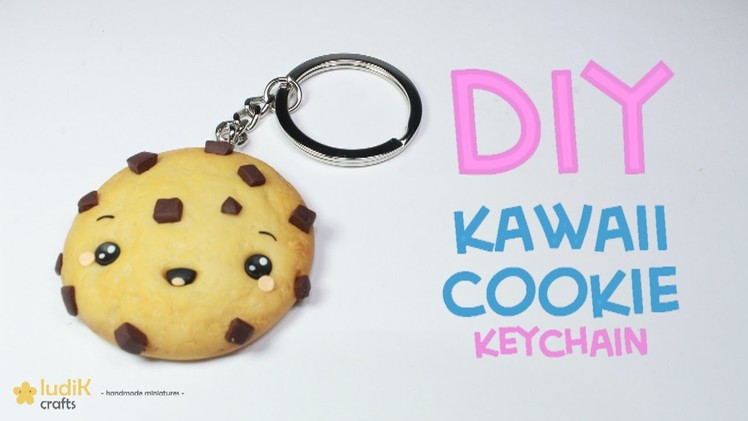Kawaii Polymer Clay Tutorial #4 | DIY | Cookie Keychain | FIMO