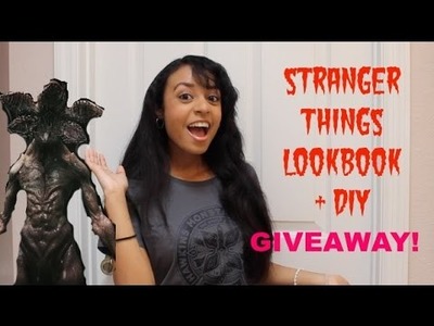 Stranger Things Inspired Lookbook + DIY! GIVEAWAY!  | Kiara Doll