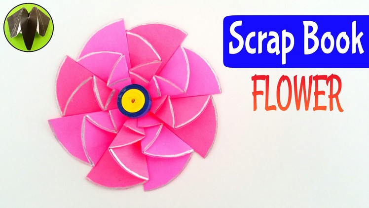 Tutorial to make "Scrap Book Flower" - Diwali and Christmas decorations.