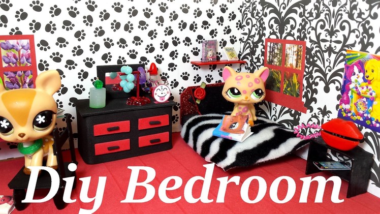 Unique DIY Bedroom Decor Ideas - for Minis!  LPS or Small Dolls - How to Make a Bedroom