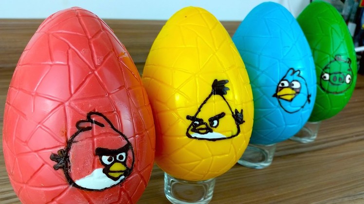 Angry Birds Easter Eggs | DIY Multicoloured Rainbow Candy Eggs | CarlyToffle