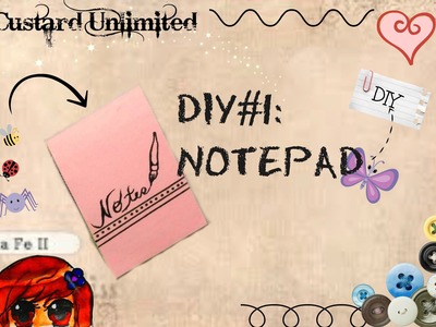 DIY#1: Notepad from scrap papers for students