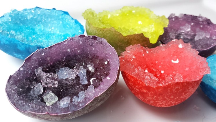 DIY Crystal Egg Geode