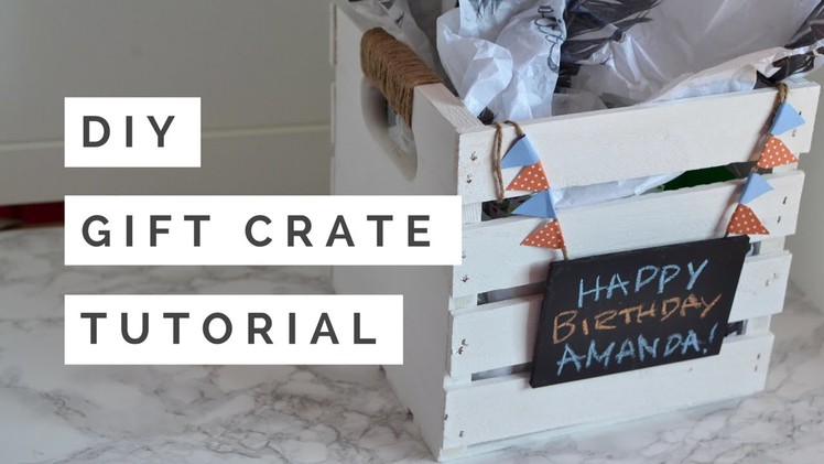 DIY Gift Pallet Crate