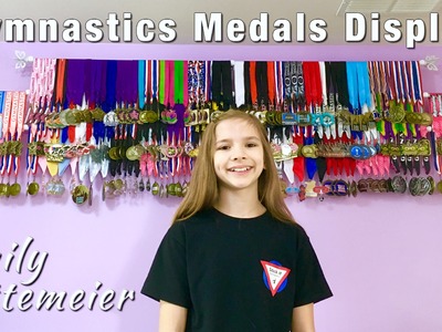DIY Gymnastics Medals Display - Emily Gittemeier