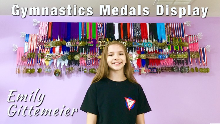 DIY Gymnastics Medals Display - Emily Gittemeier