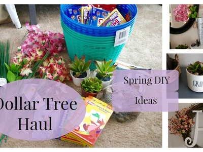 Dollar Tree Haul + Spring DIY Ideas | 2016