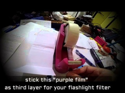 Reading Faded Receipts using DIY Black light