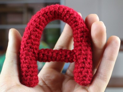 Alphabet Amigurumi ● How to crochet an "A" | World Of Amigurumi