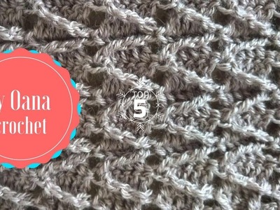 Crochet arrow stitch- by Oana
